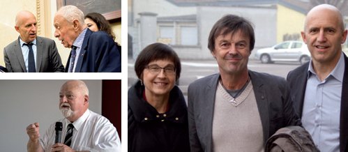 Michel Rocard, Michel Dinet, Nicolas Hulot