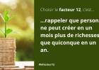 Le facteur 12 : un effet redistributif considérable !