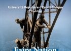 Les 3 et 4 octobre : Faire Nation aujourd'hui