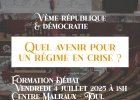 5ème République : Quel avenir pour un régime en crise ? 5ème République : Quel avenir pour un régime en crise ?