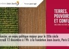 Conférence : le foncier agricole comme enjeu du XXIeme siècle