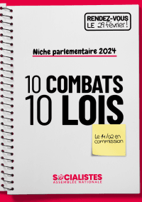 Un jour, 10 propositions de loi !