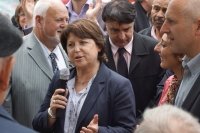 Martine Aubry à Neuves-Maisons Martine Aubry à Neuves-Maisons