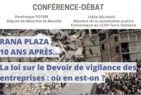 Rana Plaza : plus jamais ça ? - Rendez-vous à Nancy vendredi 28 avril