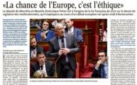 La chance de l'Europe, c'est l'éthique