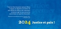 2024 : Justice et paix !