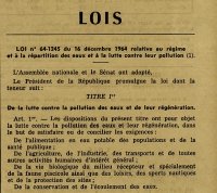 L'eau, bien commun de la Nation