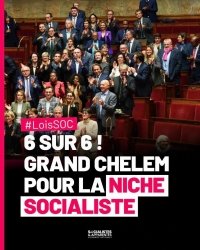 Groupe socialiste : première étape pour six propositions de loi