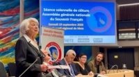 Michèle Schaeffer, marraine de l'Assemblée générale du Souvenir Français