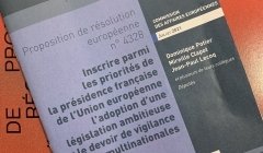 Unanimité pour notre proposition de résolution européenne Unanimité pour notre proposition de résolution européenne