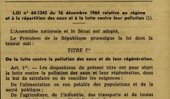 L'eau, bien commun de la Nation