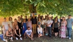 Moment d'échanges avec les familles ukrainiennes Moment d'échanges avec les familles ukrainiennes