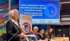 Michèle Schaeffer, marraine de l'Assemblée générale du Souvenir Français